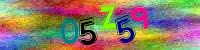 Blue Captcha Image