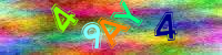 Blue Captcha Image