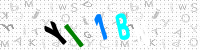Blue Captcha Image