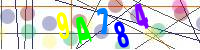 Blue Captcha Image