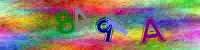 Blue Captcha Image