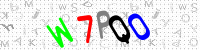 Blue Captcha Image