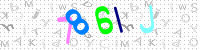 Blue Captcha Image