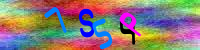 Blue Captcha Image