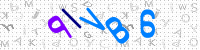 Blue Captcha Image