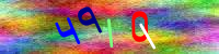 Blue Captcha Image