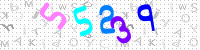 Blue Captcha Image