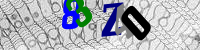 Blue Captcha Image