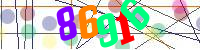 Blue Captcha Image
