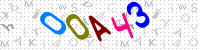 Blue Captcha Image