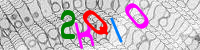 Blue Captcha Image