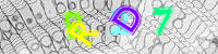 Blue Captcha Image
