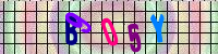 Blue Captcha Image