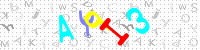Blue Captcha Image