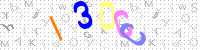 Blue Captcha Image