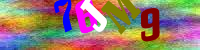 Blue Captcha Image