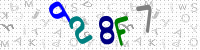 Blue Captcha Image