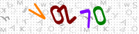 Blue Captcha Image