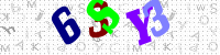 Blue Captcha Image