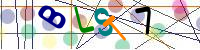 Blue Captcha Image