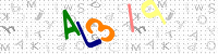 Blue Captcha Image