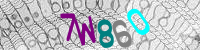 Blue Captcha Image