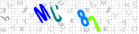 Blue Captcha Image