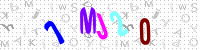 Blue Captcha Image