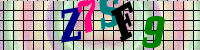 Blue Captcha Image