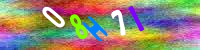 Blue Captcha Image