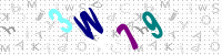 Blue Captcha Image