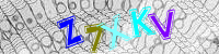 Blue Captcha Image