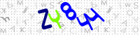 Blue Captcha Image