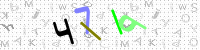 Blue Captcha Image