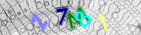 Blue Captcha Image