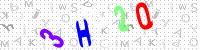 Blue Captcha Image