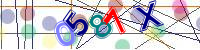 Blue Captcha Image