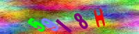 Blue Captcha Image