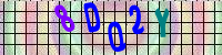 Blue Captcha Image