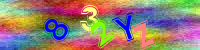 Blue Captcha Image