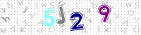 Blue Captcha Image