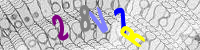 Blue Captcha Image