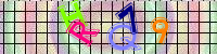 Blue Captcha Image