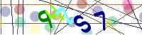 Blue Captcha Image