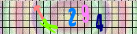 Blue Captcha Image