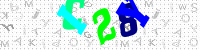 Blue Captcha Image