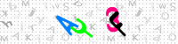Blue Captcha Image