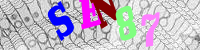 Blue Captcha Image