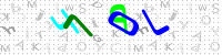Blue Captcha Image