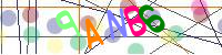 Blue Captcha Image